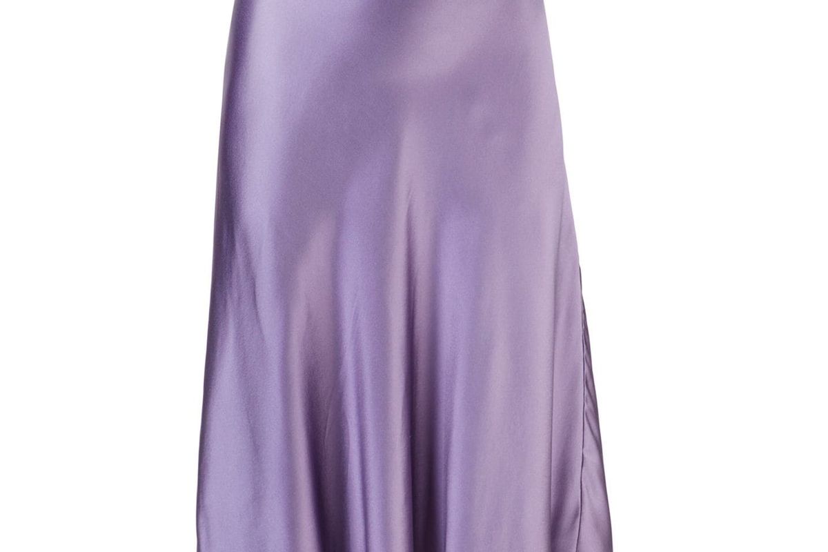 nili lotan silk midi skirt