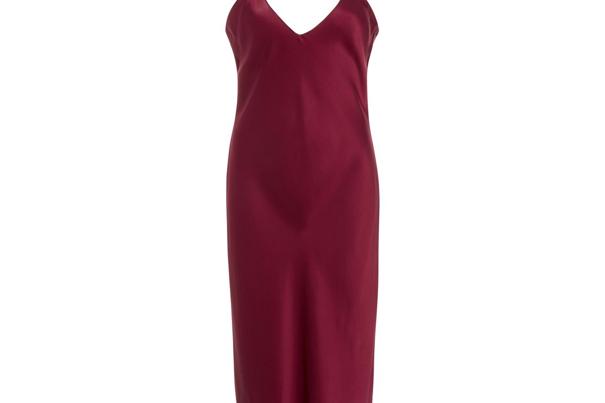 nili lotan silk-satin slip dress