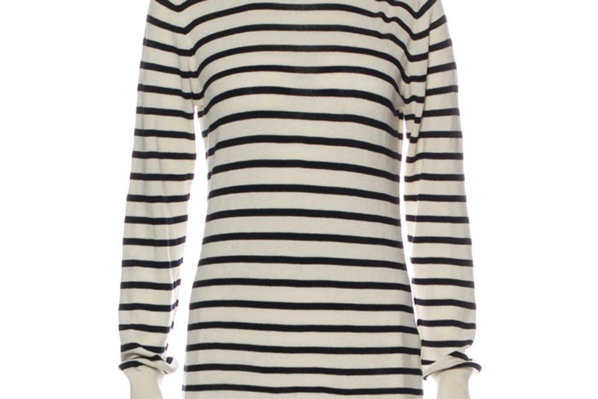 nili lotan striped crew neck sweater