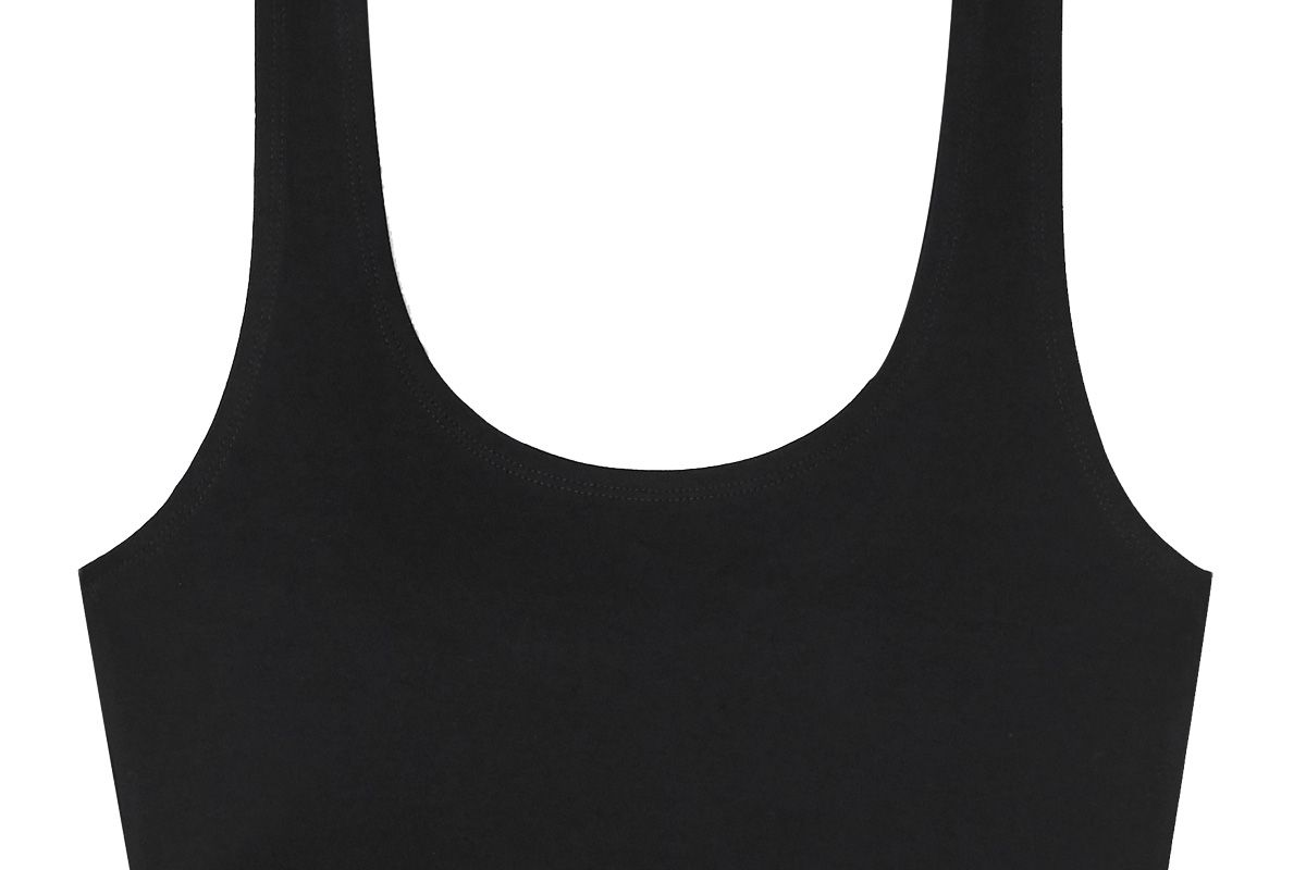 ninety percent net sustain cropped stretch organic cotton top