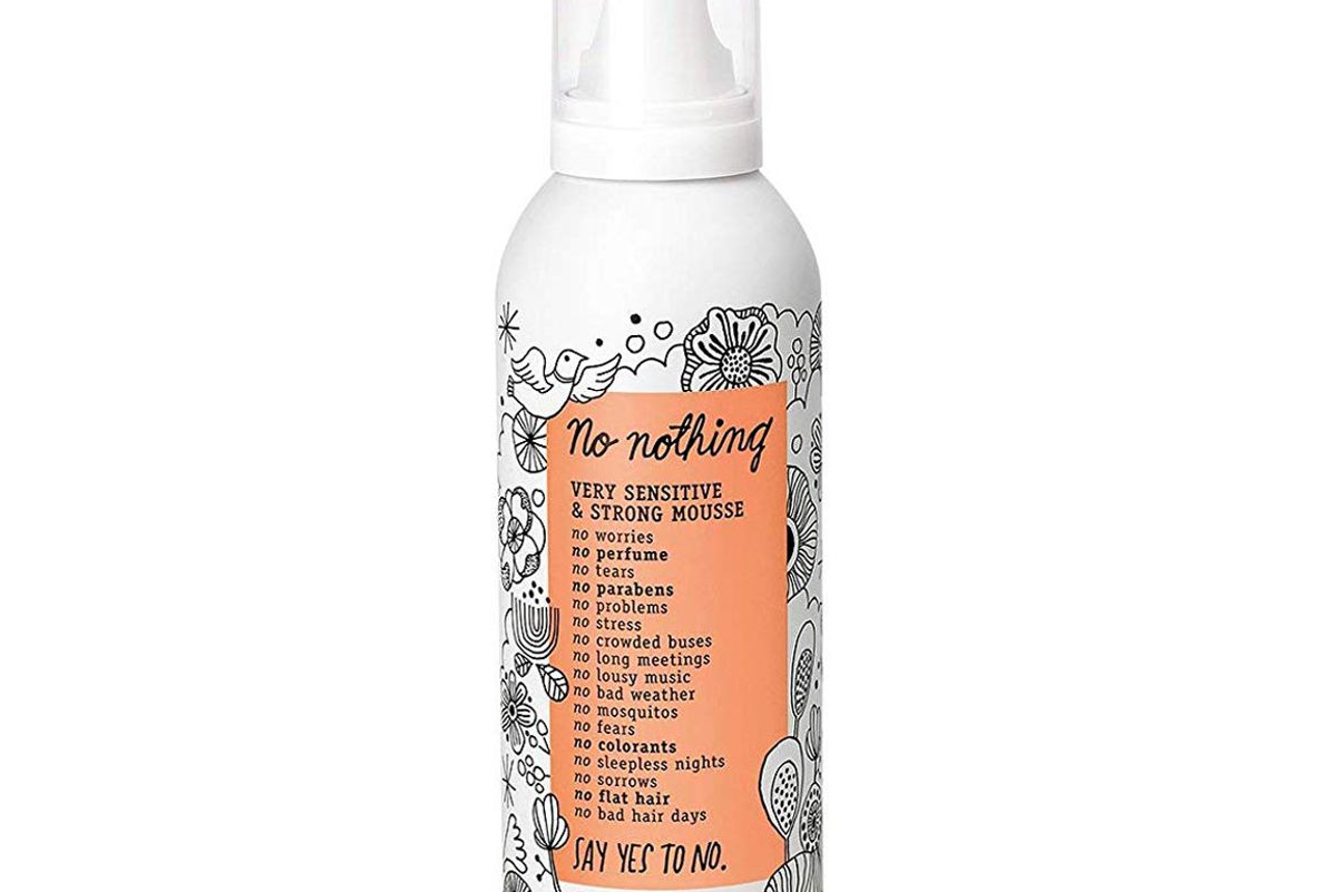 no nothing very sensitive strong mousse fragrance free hypoallergenic alcohol free unscented styling mousse for volume