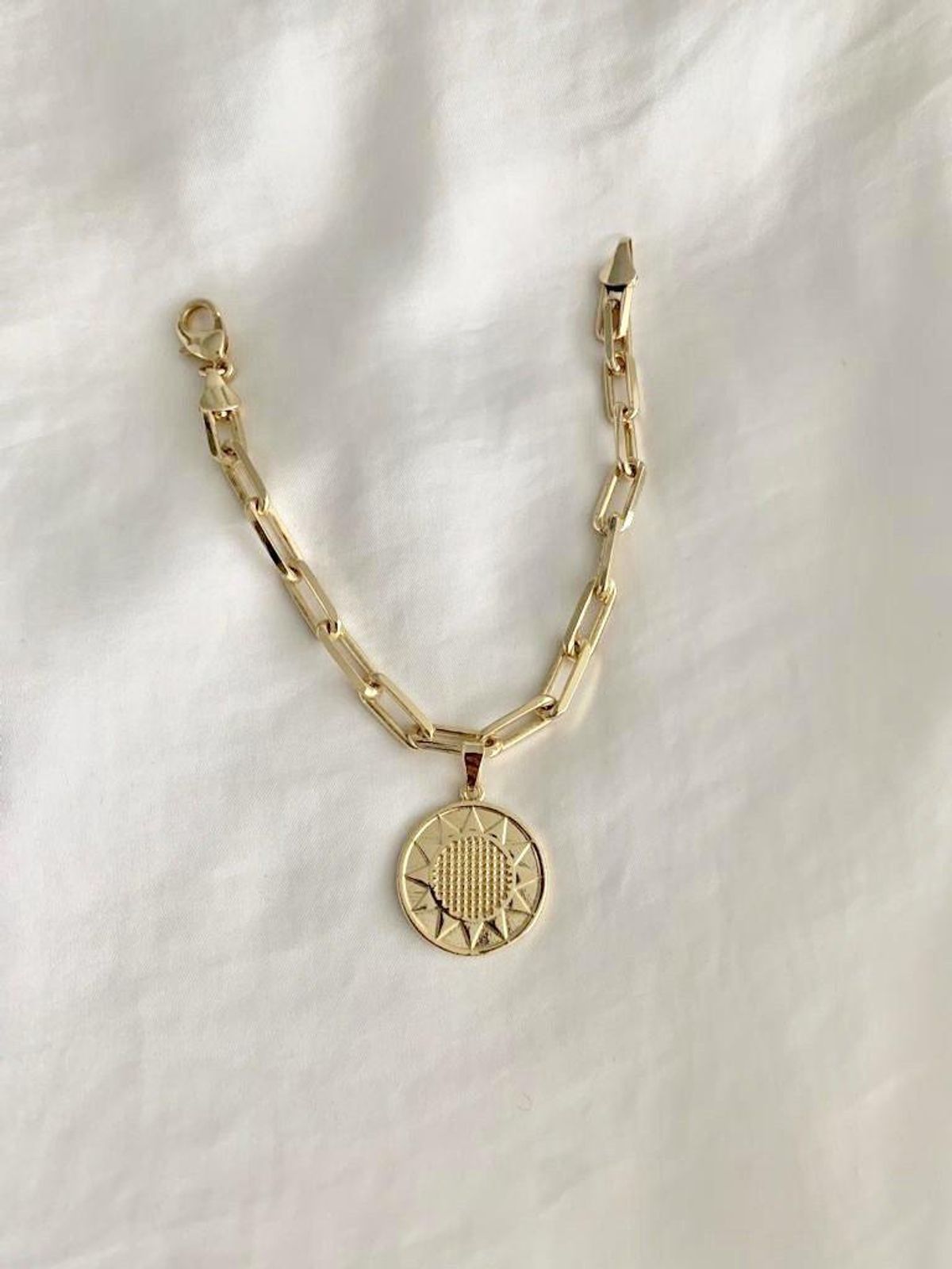 noa jewelry medallion bracelet
