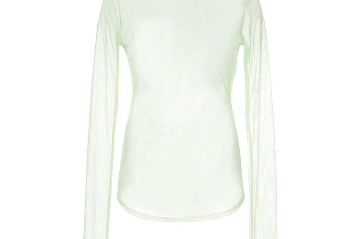 nomia sheer fitted top