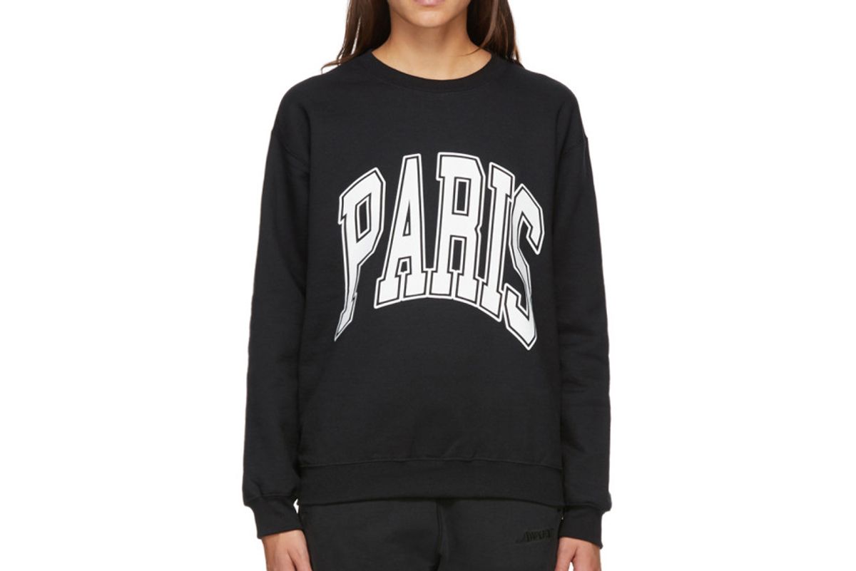 noon goond black paris sweatshirt