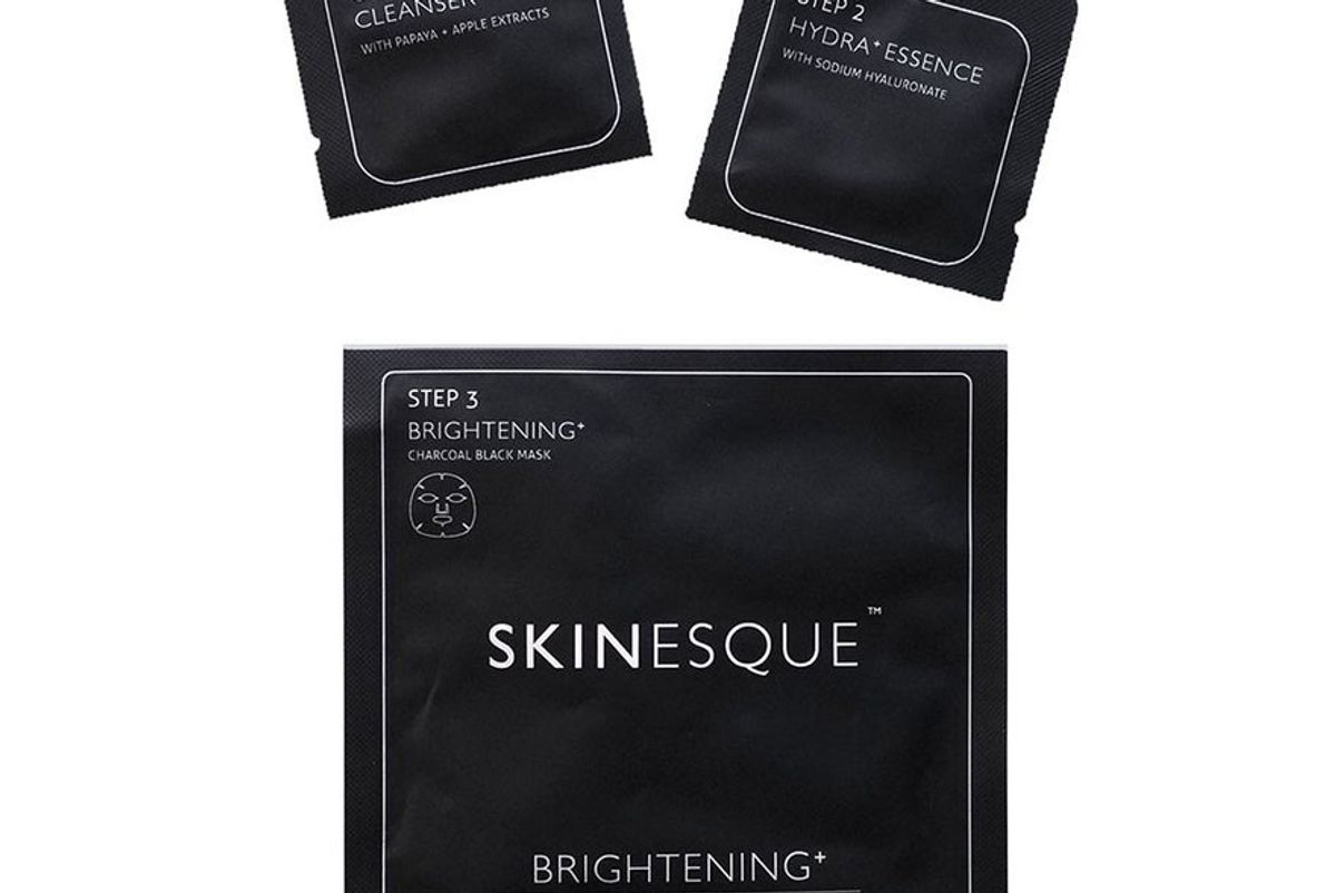 3-step Brightening+ Charcoal Mask