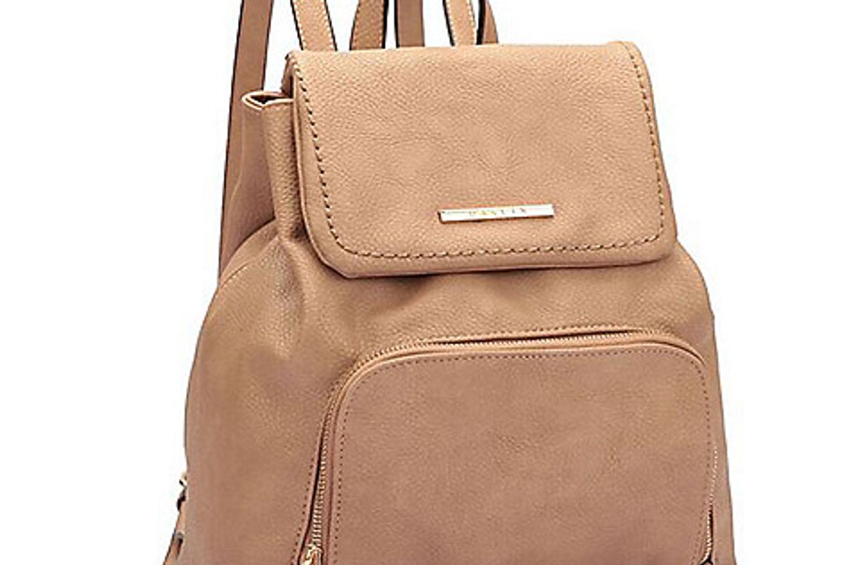 Dasein Faux Leather Flap-over Backpack