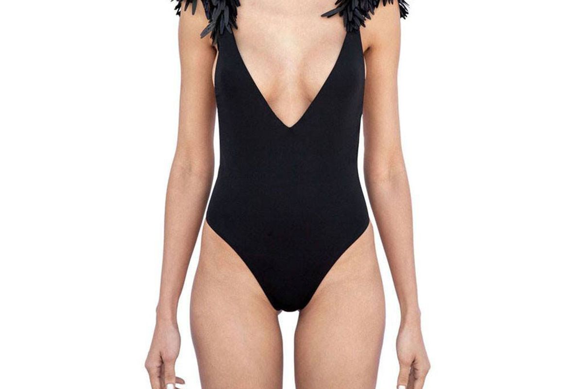 Raven One Piece Swimsuit