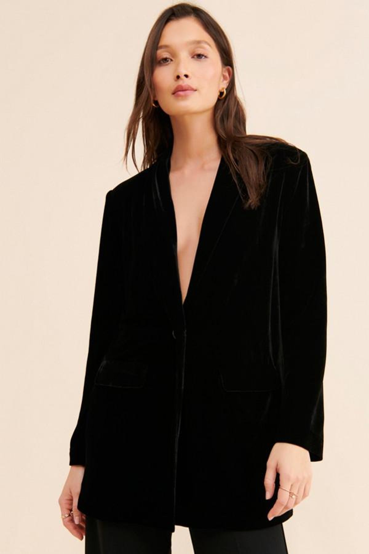 Nuuly Velvet Blazer