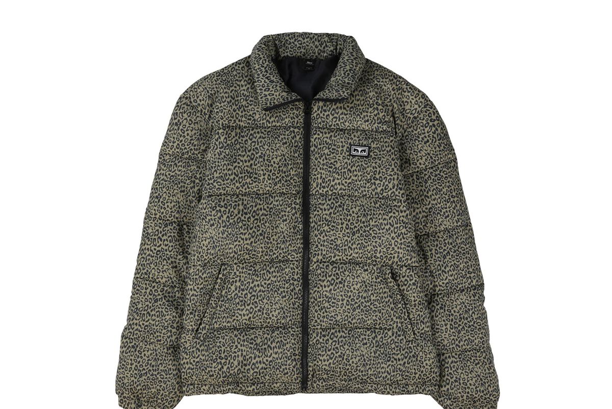 obey bouncer puffer jacket