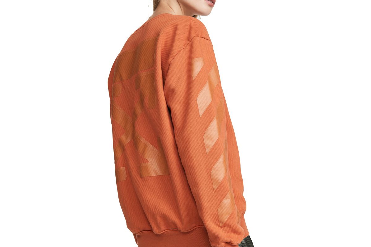 off white diagonal sweatshirt