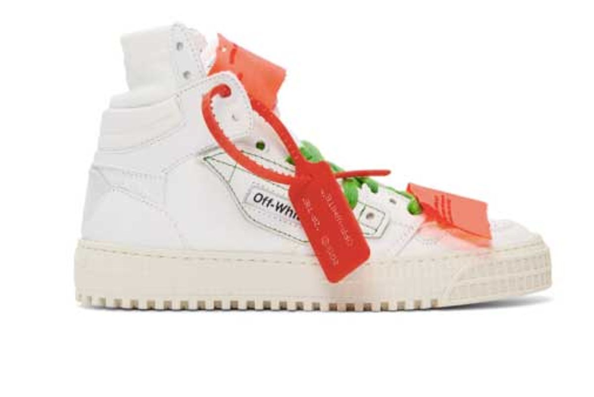 off white white low 3.0 high top sneakers