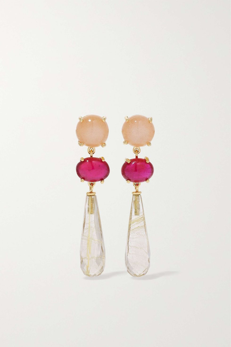 Ole Lynggaard Copenhagen  Lotus Multi Stone Earring