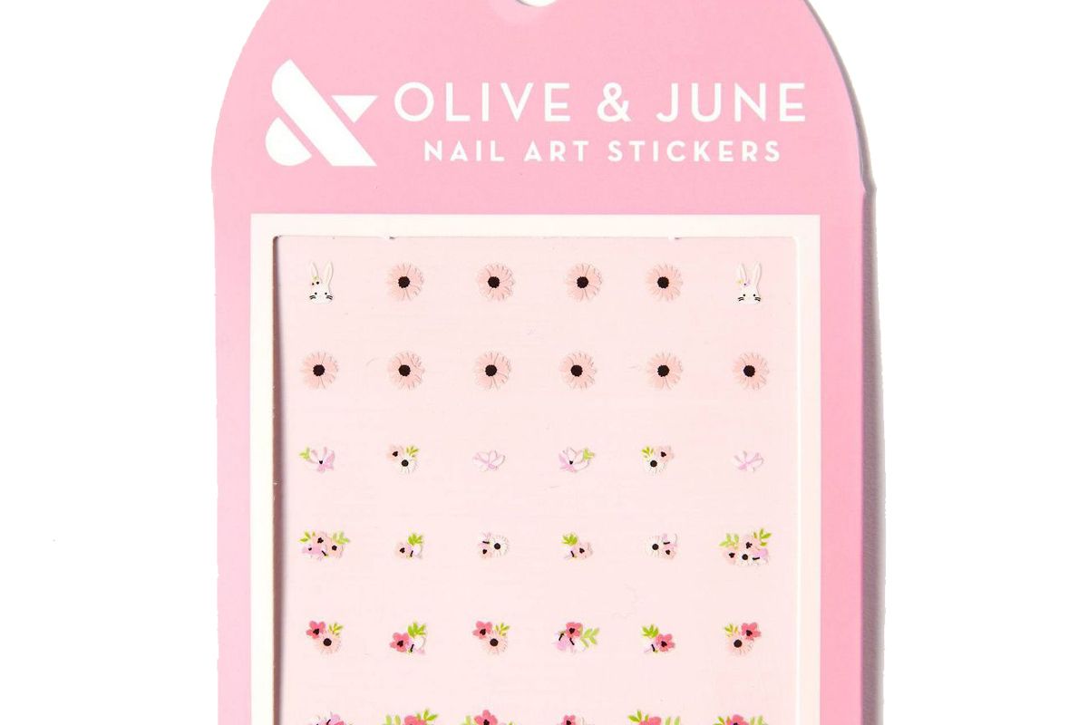 olive and june nail art stickers everyday bouquet