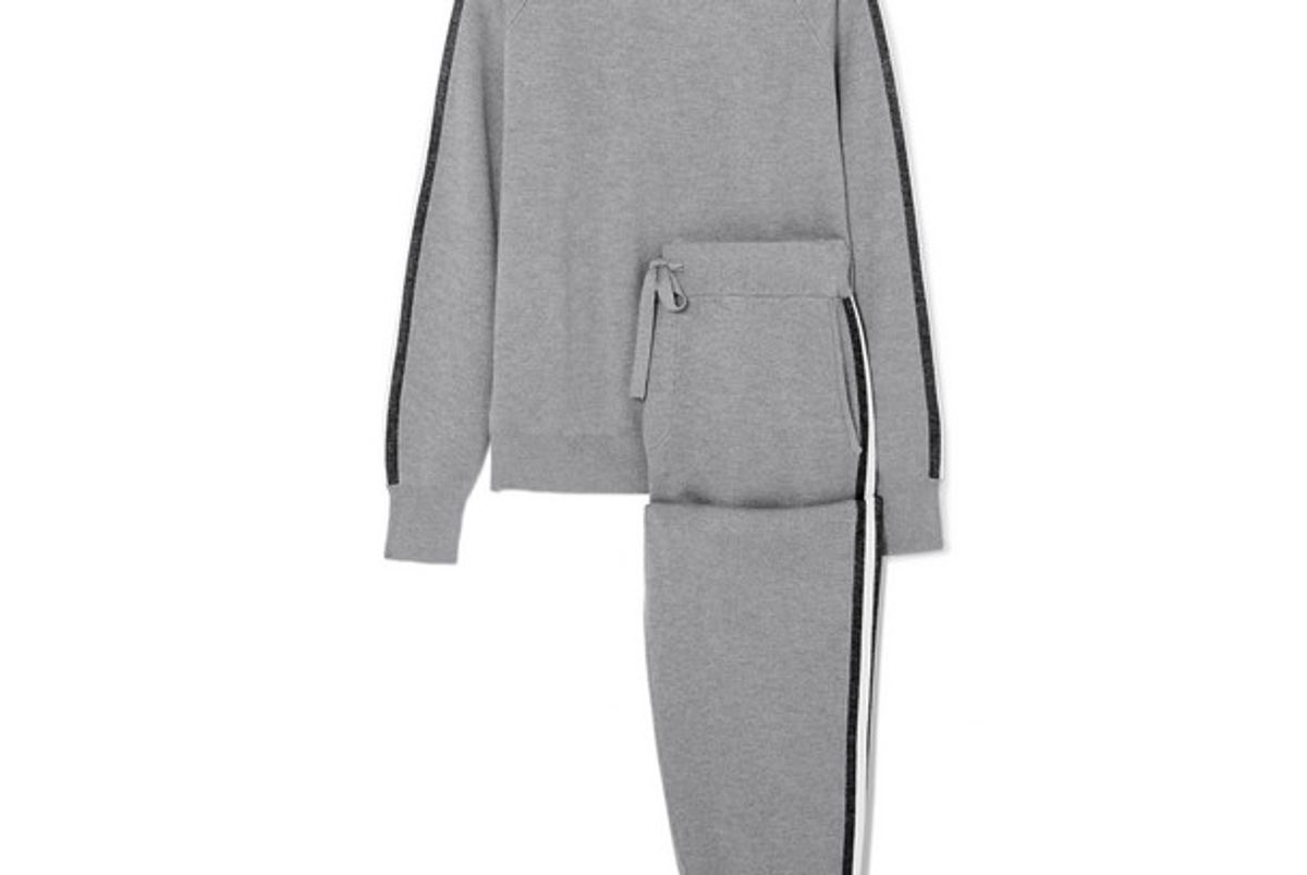 olivia von halle silk cashmere blend tracksuit