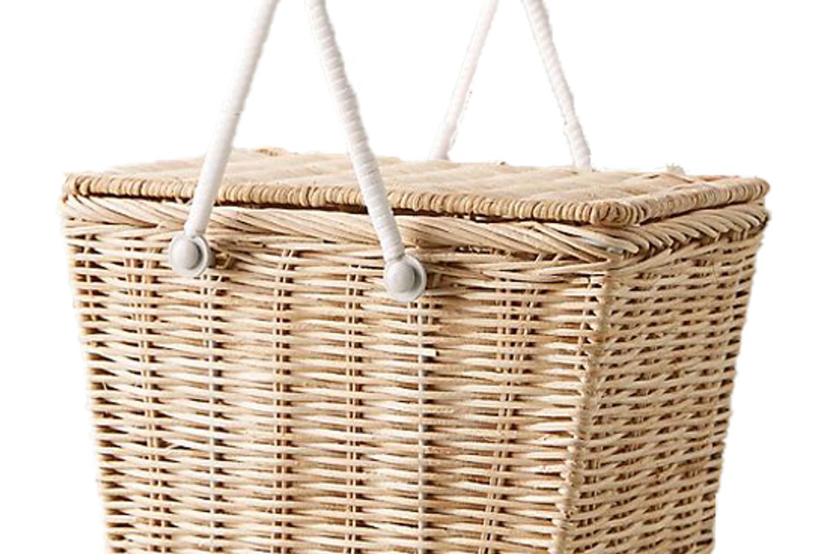 ollie ella wicker picnic basket