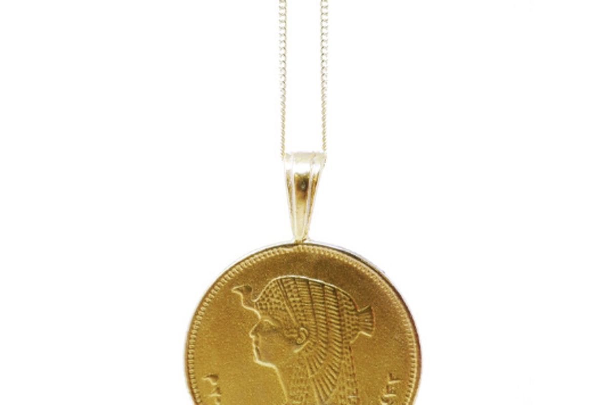 omi woods the egyptian coin necklace stack ii