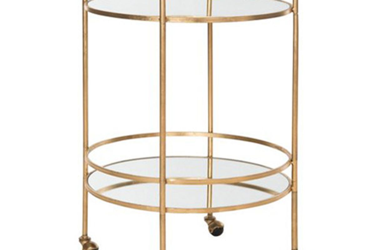 Larisa Bar Cart, Gold