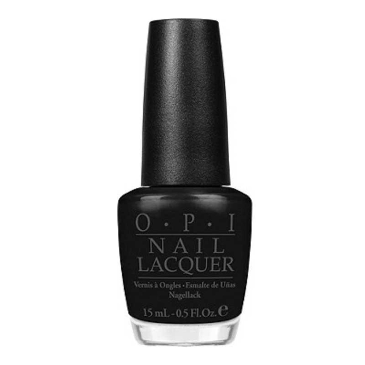 opi nail lacquer in black onyx