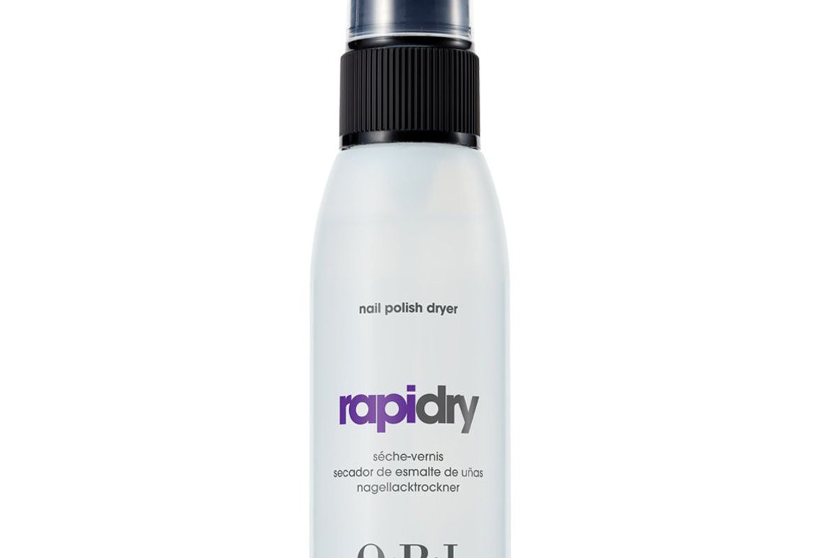 opi rapidry nail polish dryer fast drying top coat spray