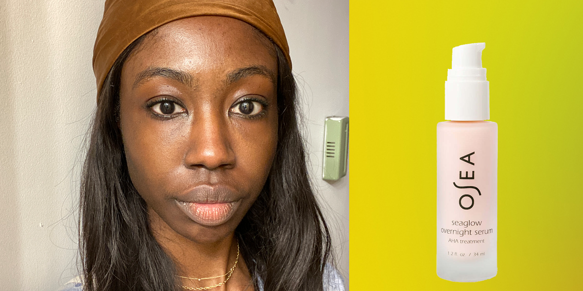 Osea SeaGlow Overnight Serum AHA Treatment Review - Coveteur: Inside