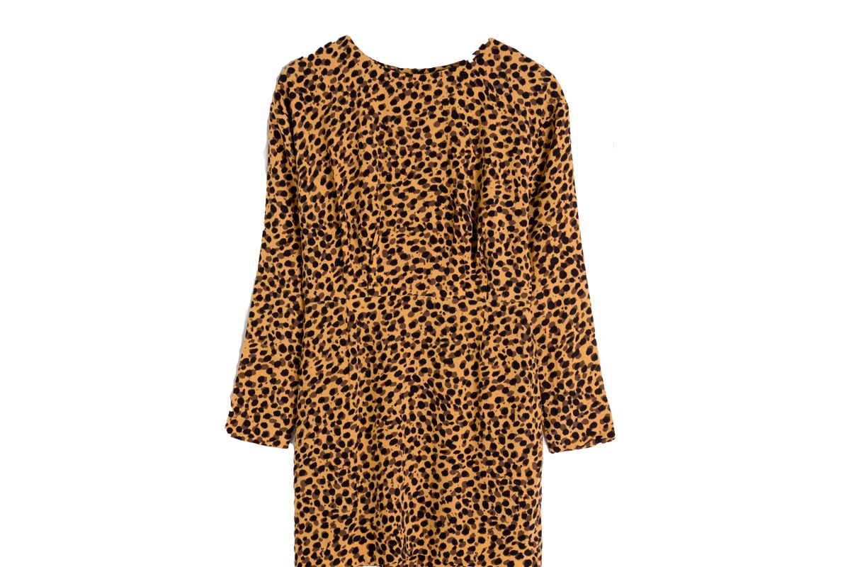 other stories leopard print dress