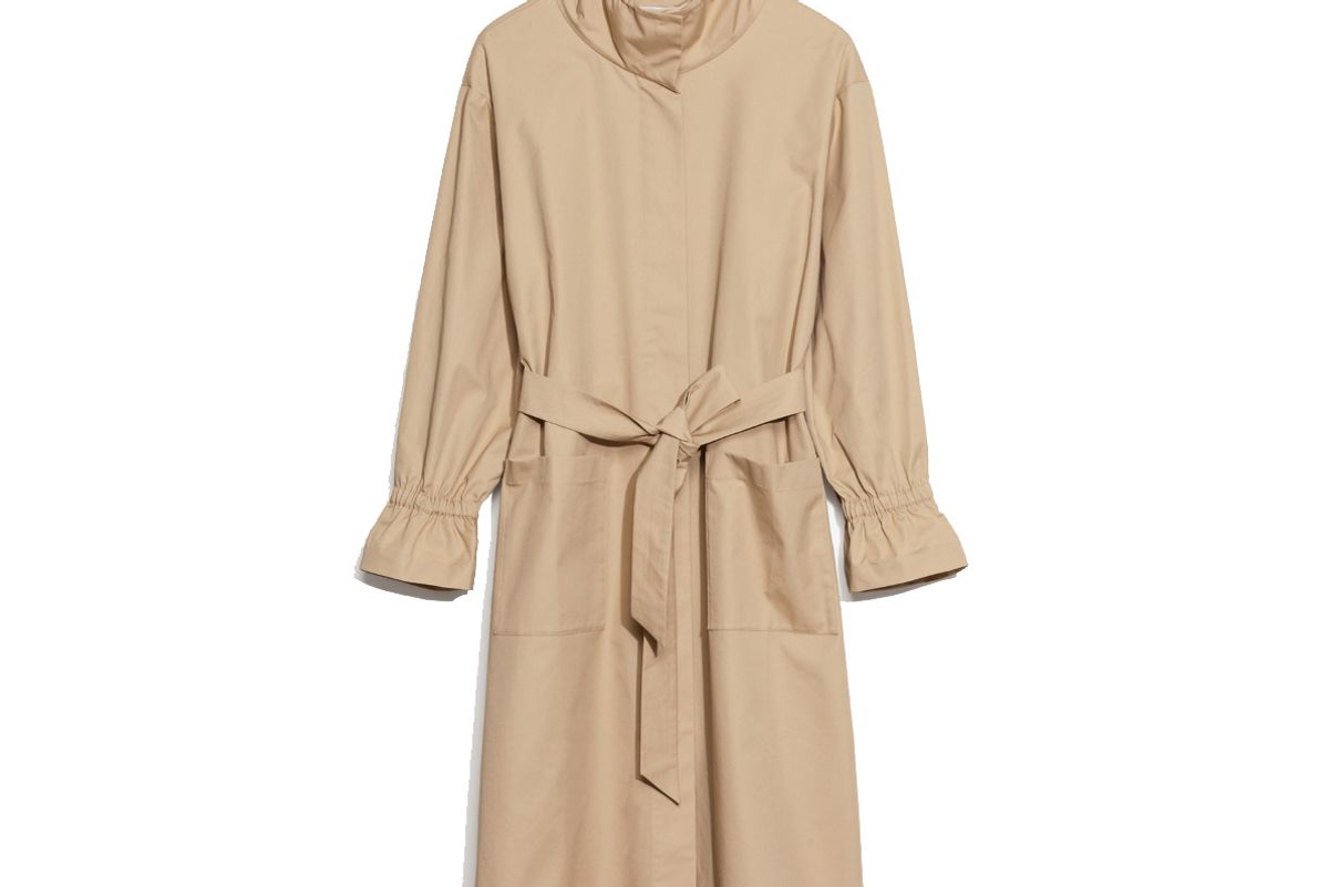Stand-Up Collar Trench Coat