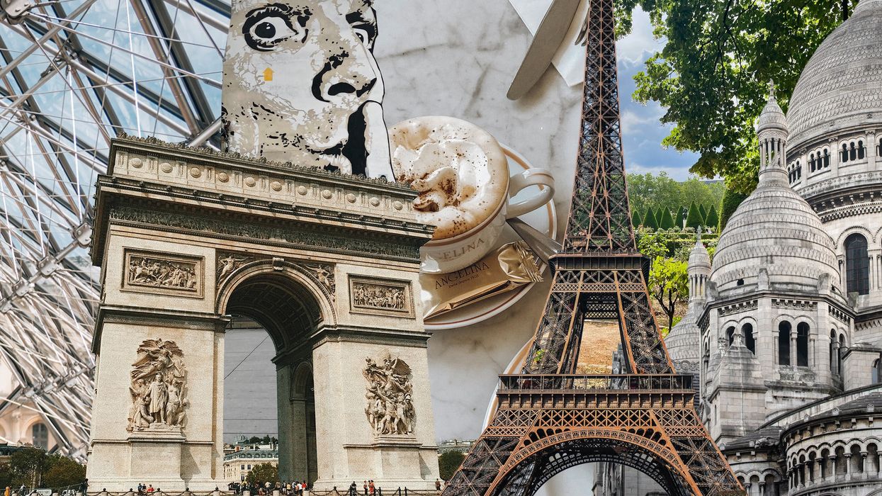 Black and White Eiffel Tower Window View - Everyday Parisian