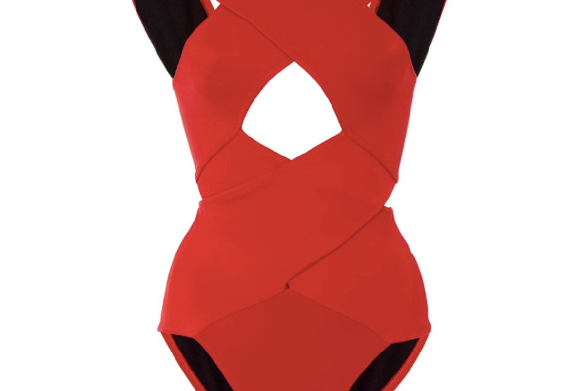 Chiara Banded Cutout One Piece