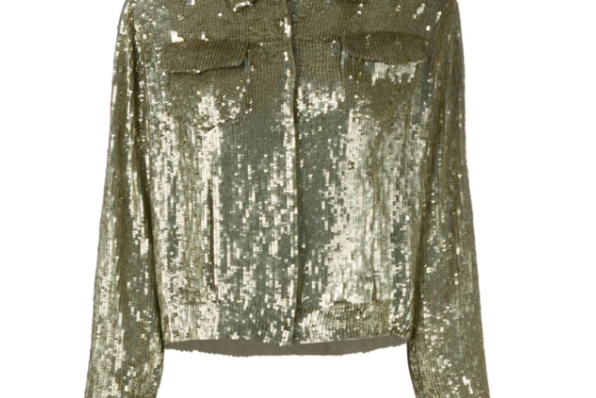 p.a.r.o.s.h. gummy sequinned jacket