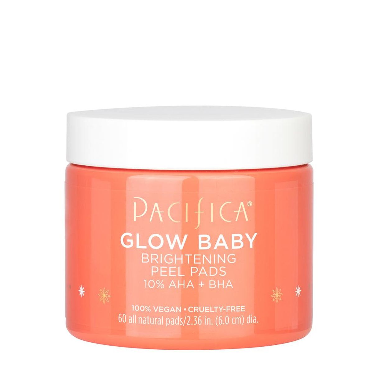 pacifica glow baby brightening peel pad