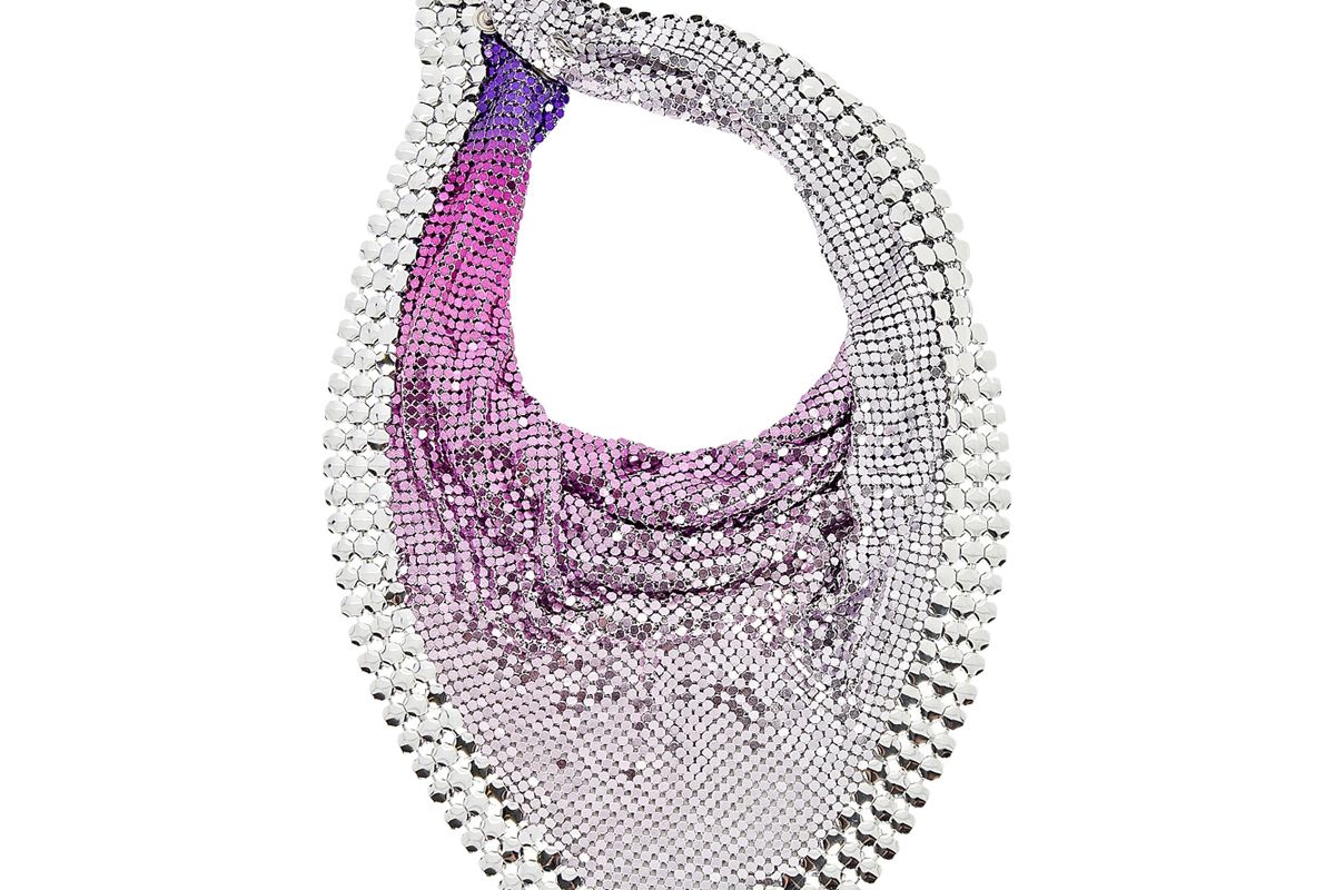 paco rabanne pixel scarf