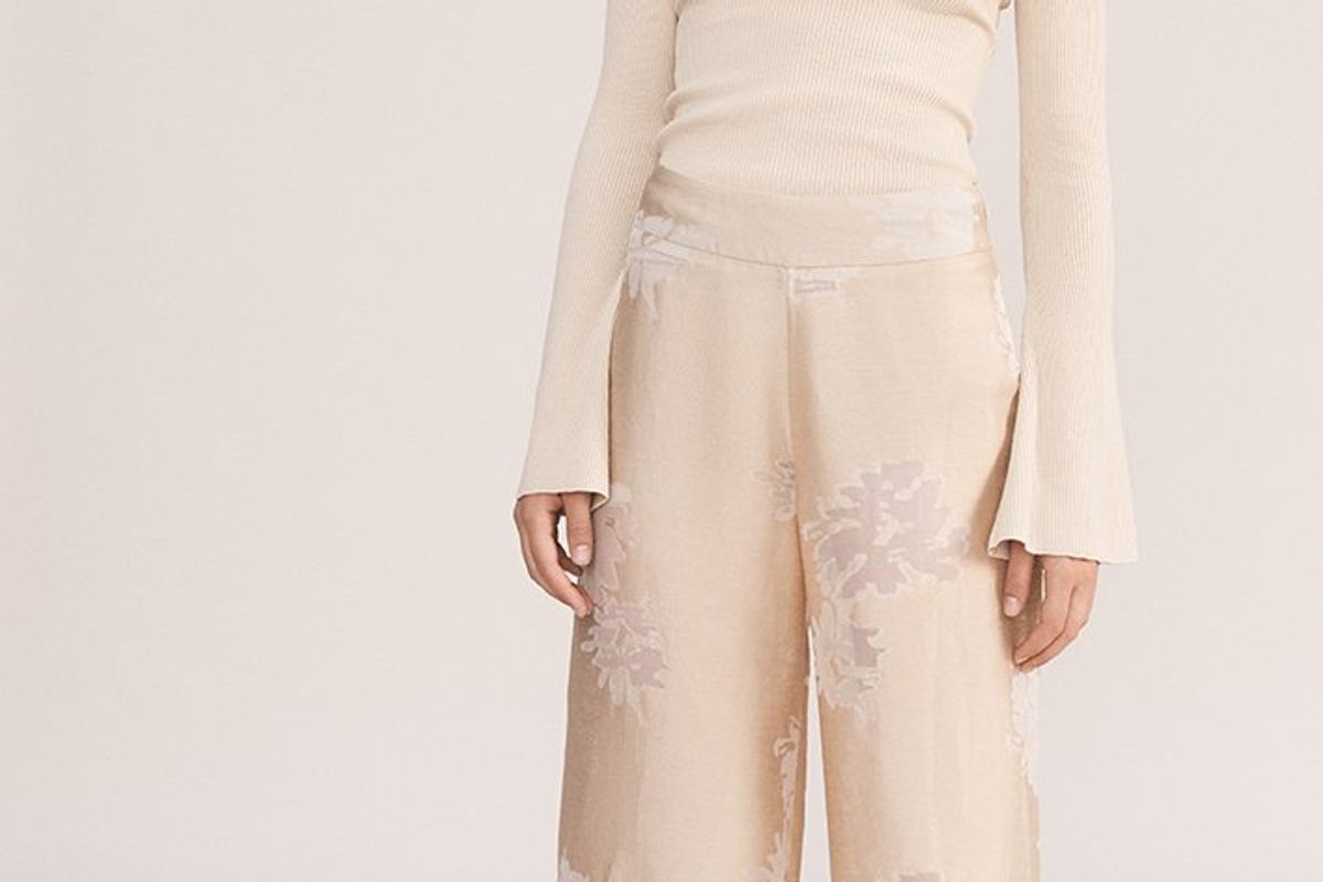 The Sierra Devore Silk Blend Pants