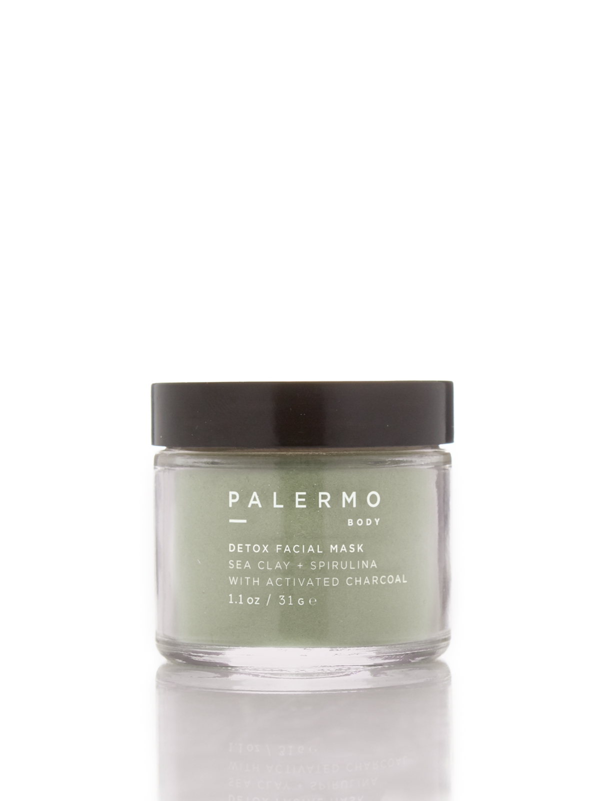 palermo body detox facial mask sea clay and spirulina