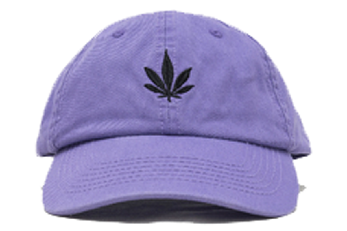 Purple Vintage Weed Cap