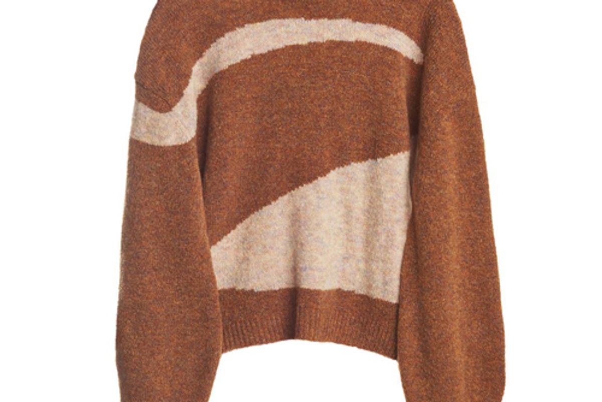 paloma woolvega sweater in shiny brown