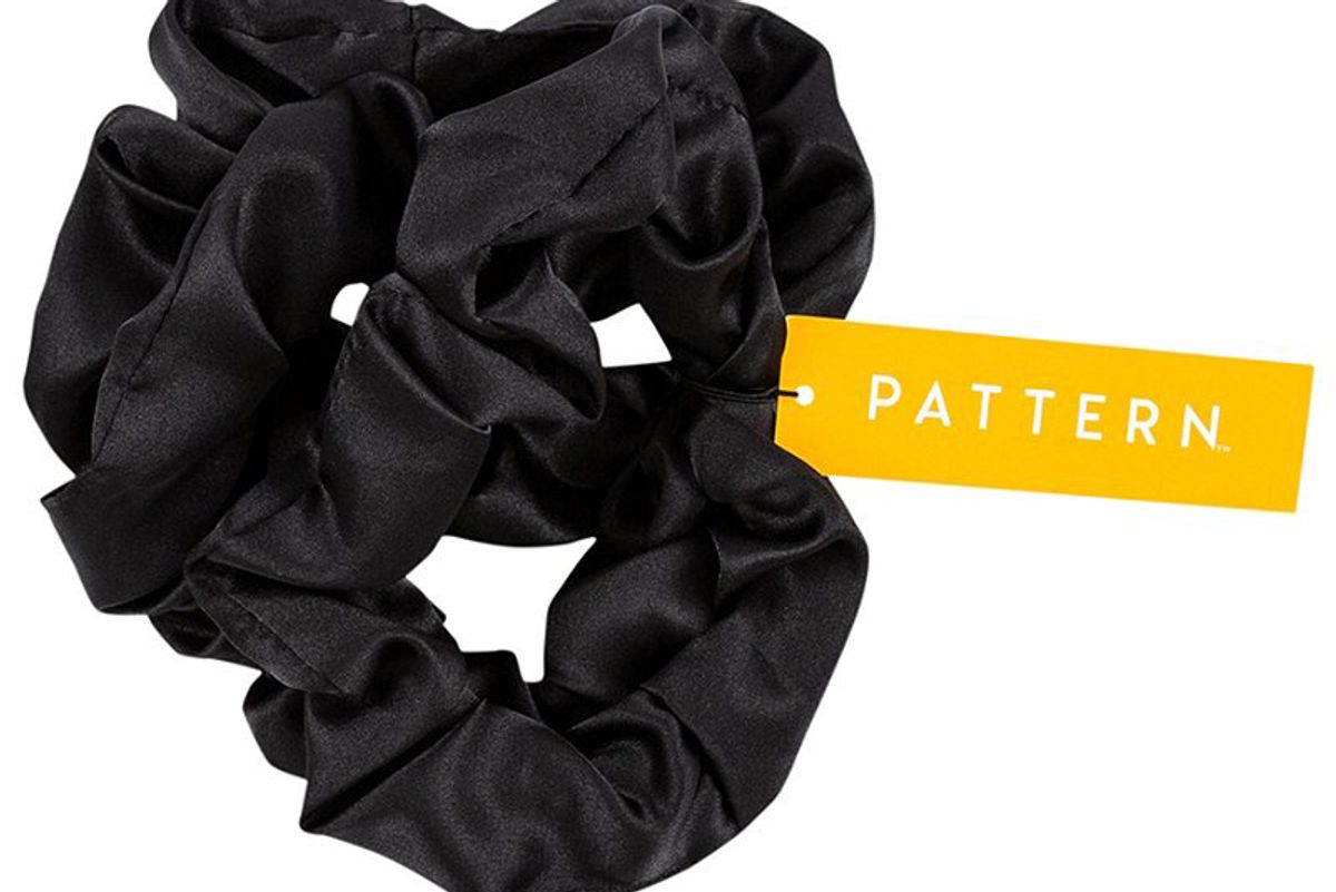 pattern satin scrunchies