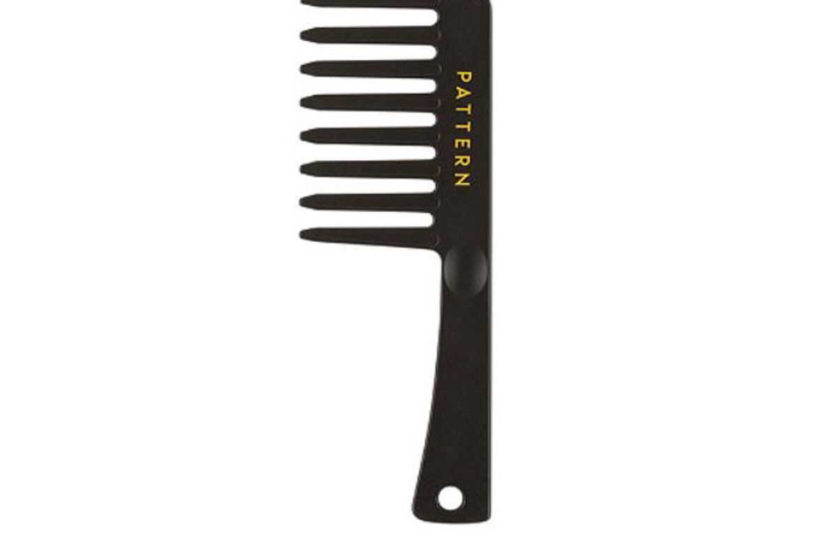 pattern wide tooth comb