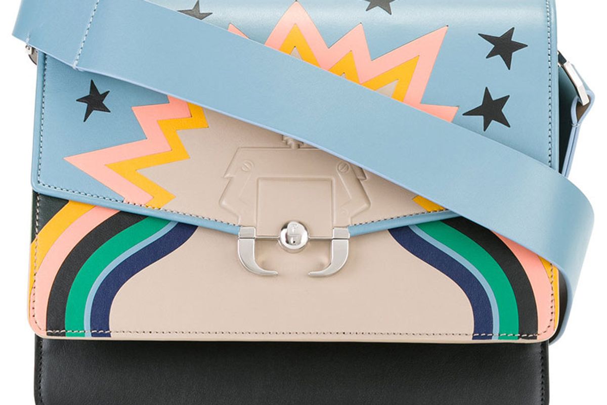 Blue Multi Twiggy Shoulder Bag
