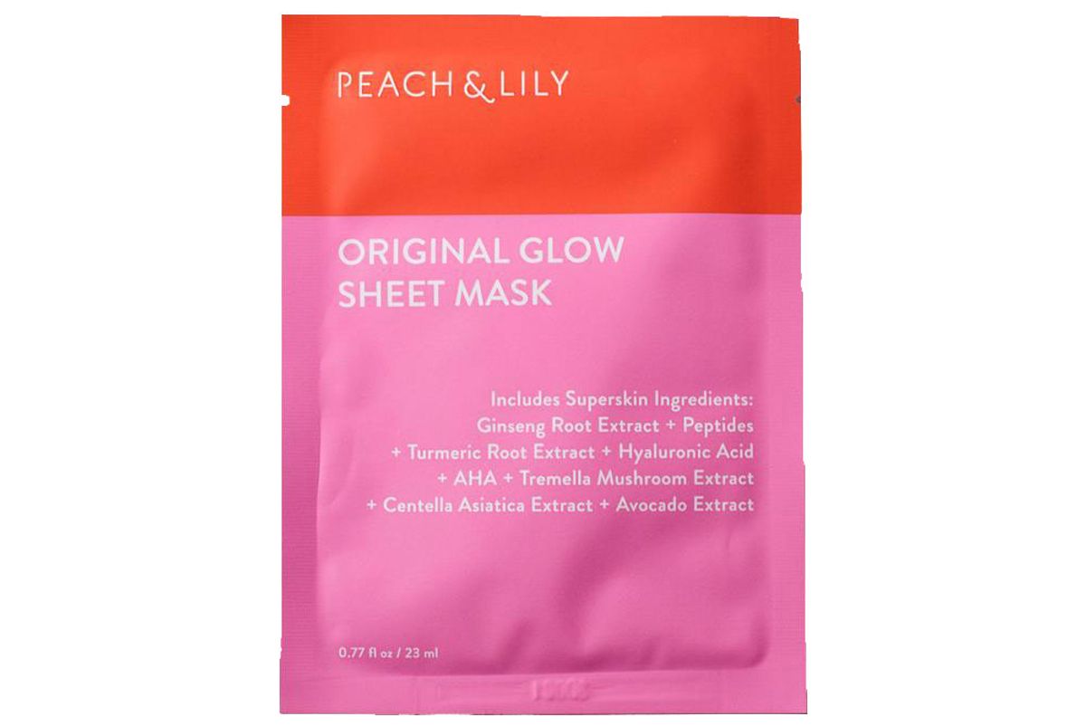 peach and lily original glow sheet mask set shop