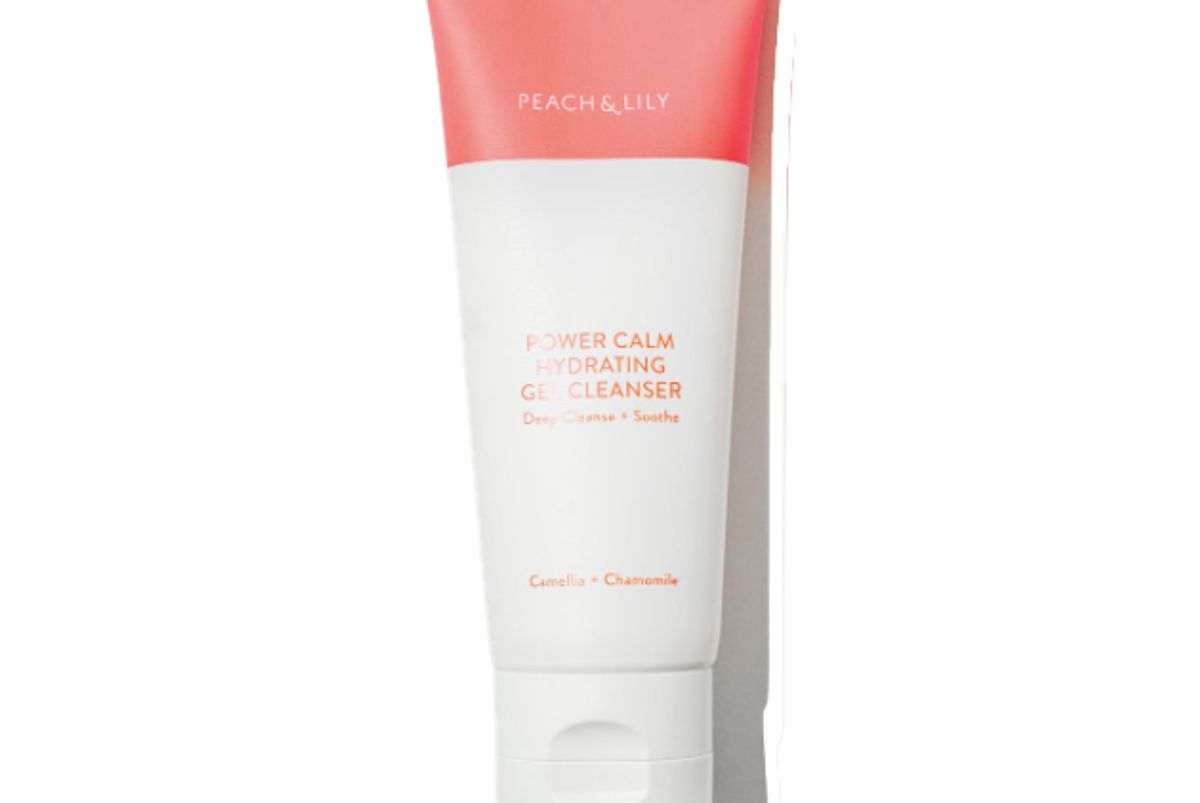 peach and lily power calm hydrating gel cleanser