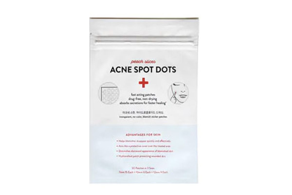 peach slices acne patches