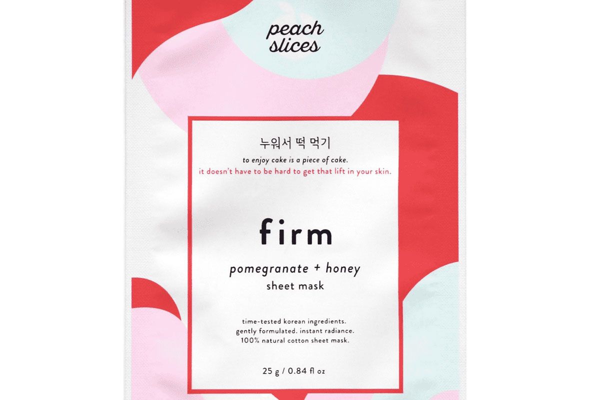 peach slices firm mask
