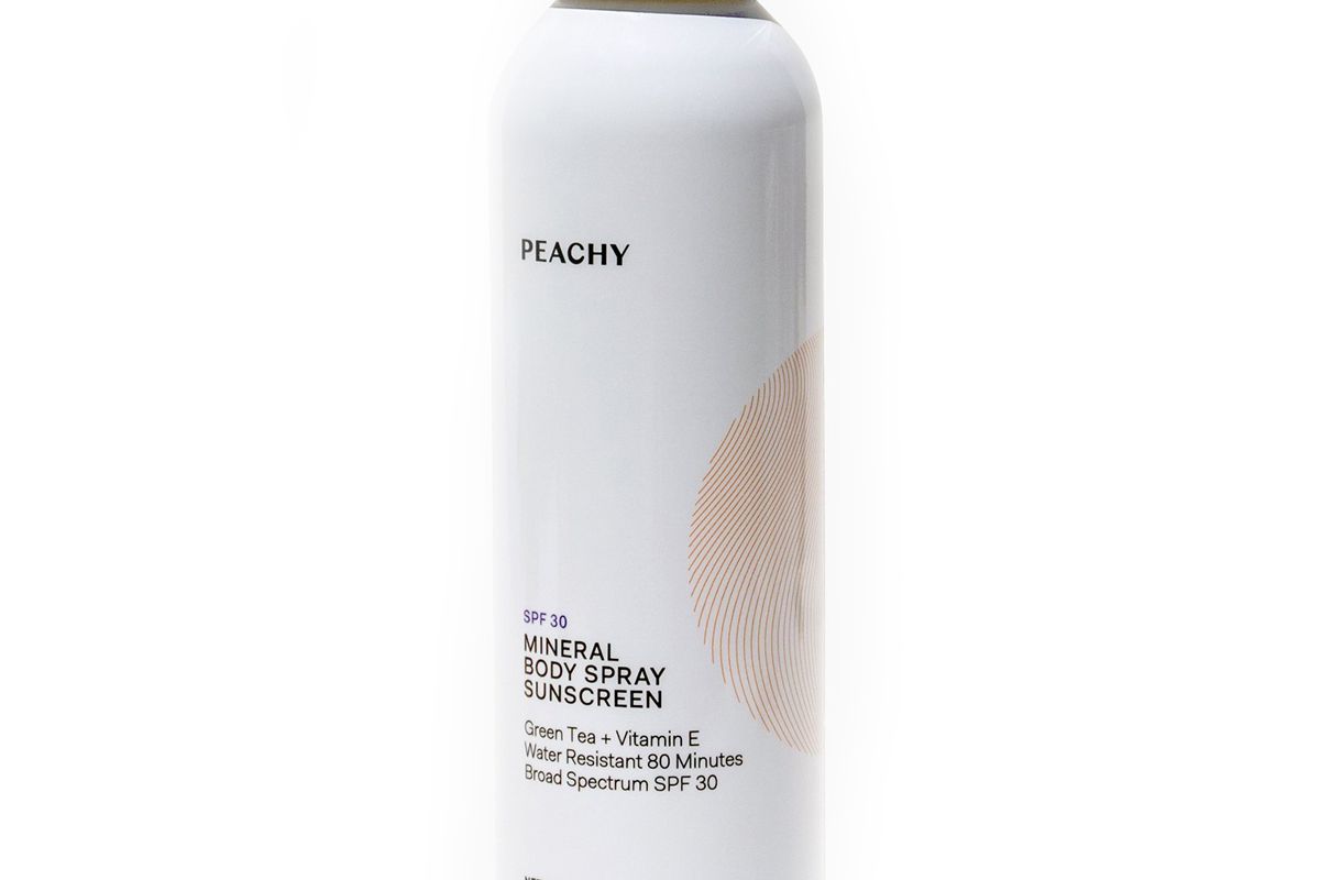 peachy mineral sunscreen spray