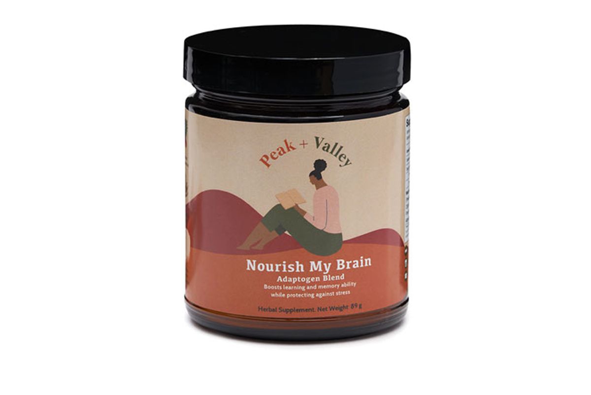 peak and valley nourish my brain blend