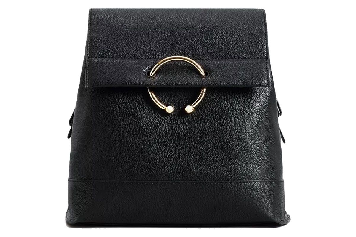 Pebbled ring backpack
