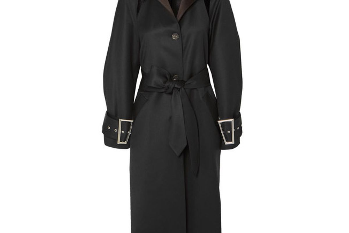 peter do convertible wool and silk blend coat