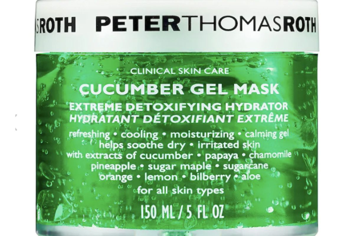peter thomas roth cucumber gel mask extreme detoxifying hydrator