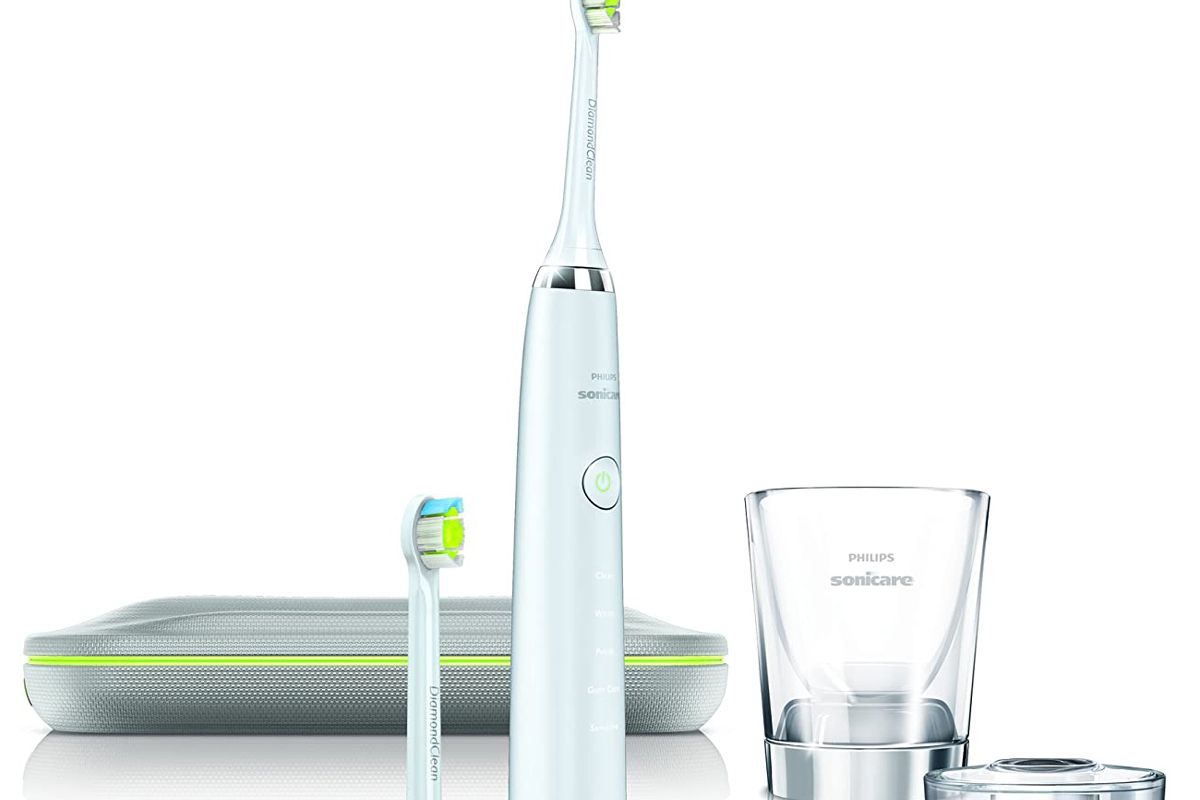 philips sonicare diamondclean rechargeable electric toothbrush white edition