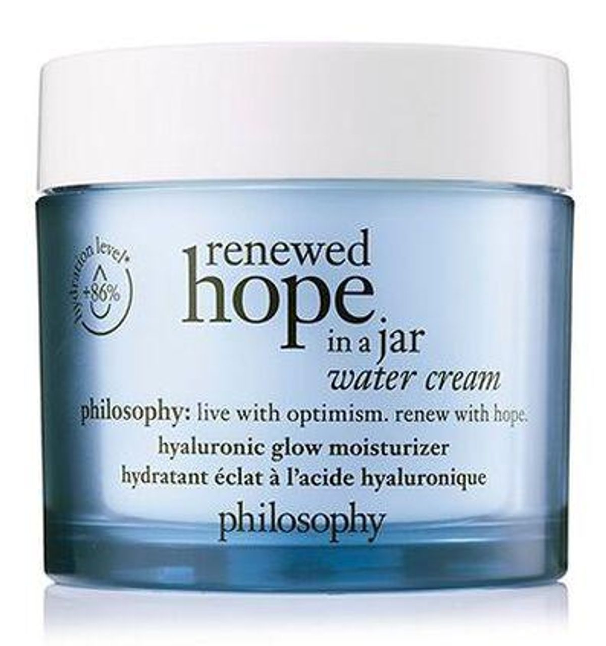 philosophy renewed hope in a jar water cream hyaluronic glow moisturizer