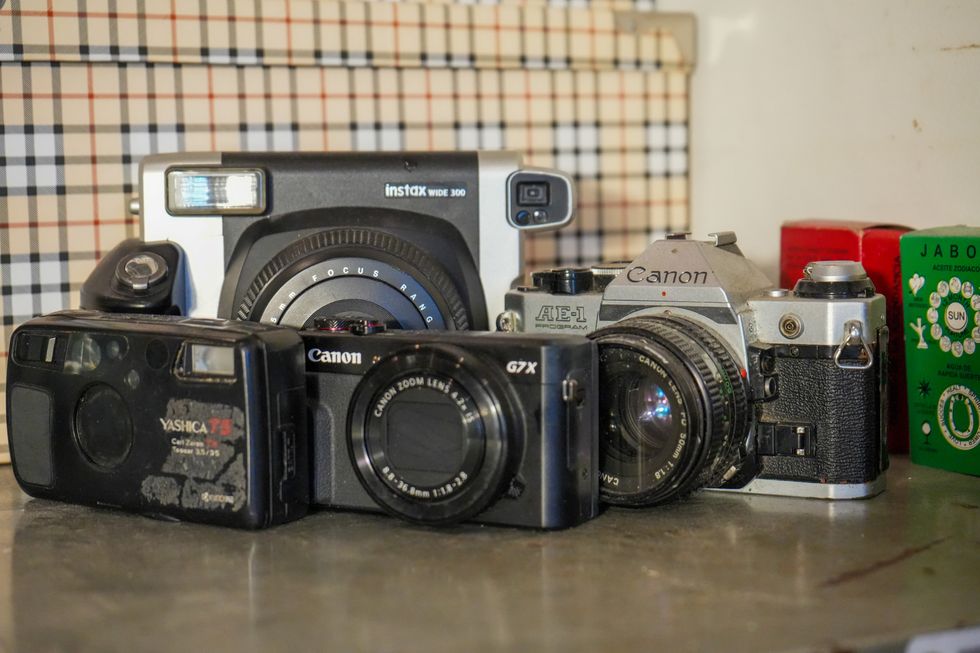 Photo of Gabriel Held's Film Cameras Photo By Coveteur